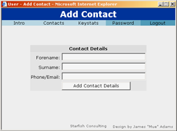 Screenshot of ADSS system
